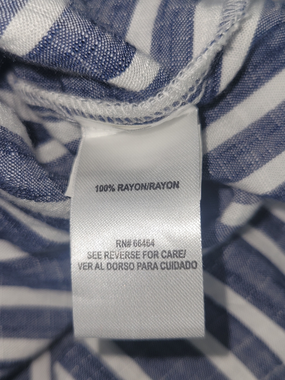 Girls Blue & White One-Shoulder Ruffle Stripe Dress Coastal Summer - Picture 10 of 11